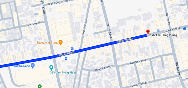 Cho thuê nhà 5 tầng mặt tiền 8m HÙng Vương, Đà Nẵng